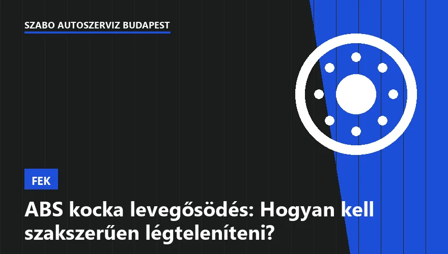 ABS kocka levegősödés: Hogyan kell szakszerűen légteleníteni? - 1. ábra
