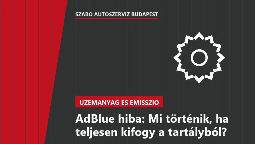 AdBlue hiba: Mi történik, ha teljesen kifogy a tartályból? - 1. ábra