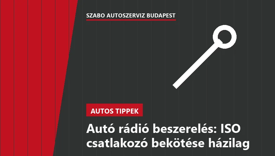 Autó rádió beszerelés: ISO csatlakozó bekötése házilag - 1. ábra