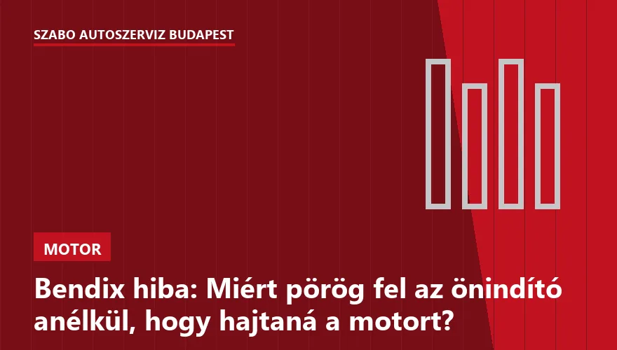 Bendix hiba: Miért pörög fel az önindító anélkül, hogy hajtaná a motort? - 2. ábra