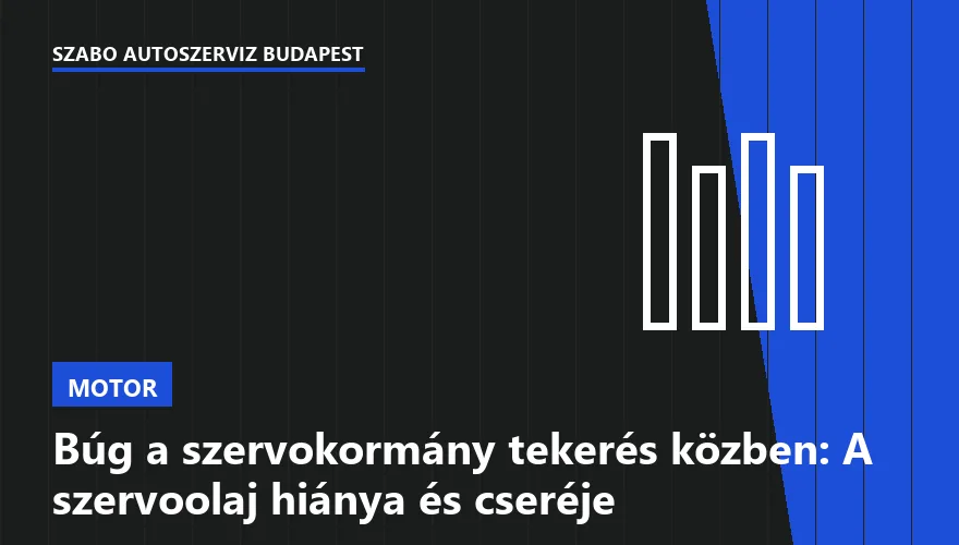 Búg a szervokormány tekerés közben: A szervoolaj hiánya és cseréje - 1. ábra