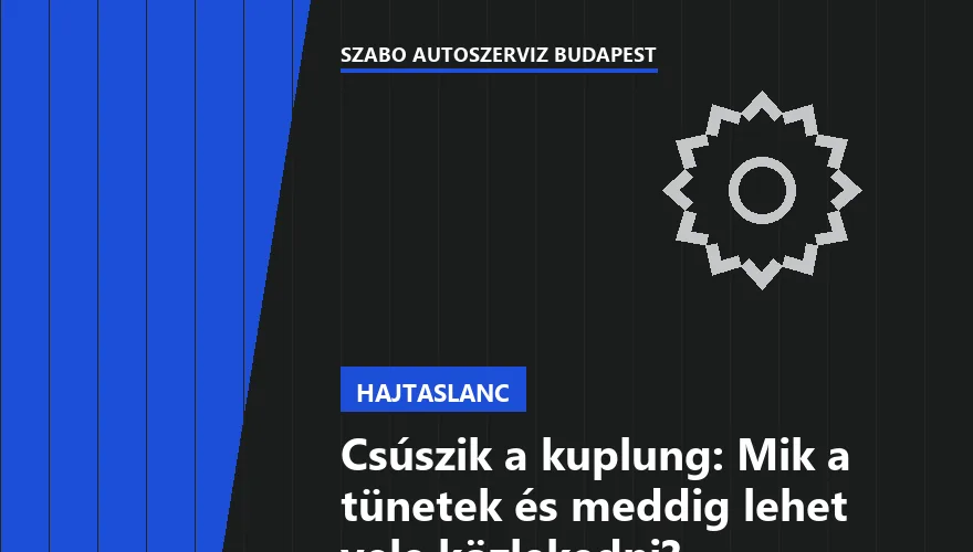 Csúszik a kuplung: Mik a tünetek és meddig lehet vele közlekedni? - 1. ábra