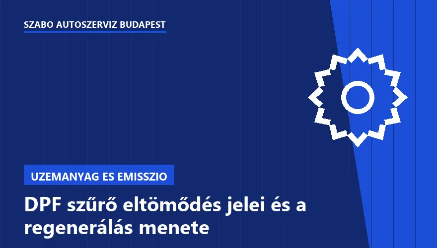 DPF szűrő eltömődés jelei és a regenerálás menete - 2. ábra