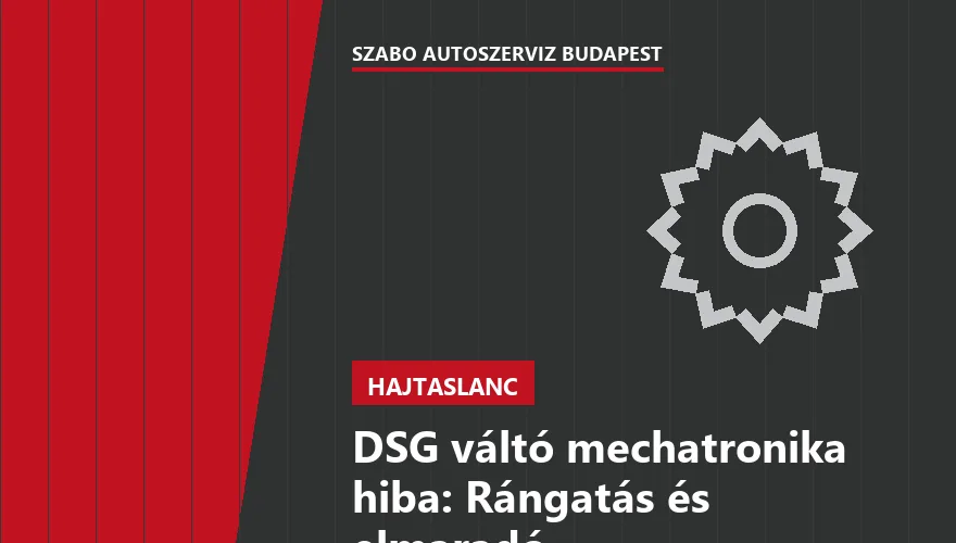 DSG váltó mechatronika hiba: Rángatás és elmaradó sebességfokozatok - 1. ábra