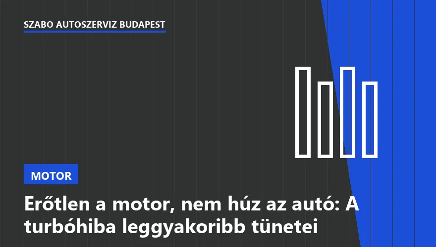 Erőtlen a motor, nem húz az autó: A turbóhiba leggyakoribb tünetei - 1. ábra