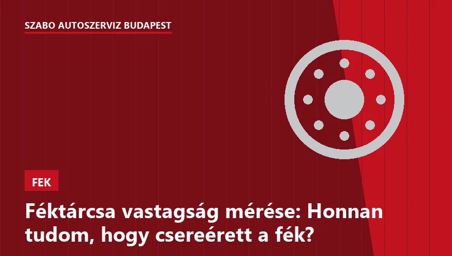 Féktárcsa vastagság mérése: Honnan tudom, hogy csereérett a fék? - 2. ábra