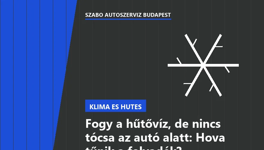 Fogy a hűtővíz, de nincs tócsa az autó alatt: Hova tűnik a folyadék?
