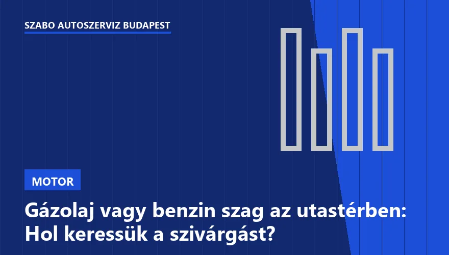 Gázolaj vagy benzin szag az utastérben: Hol keressük a szivárgást? - 2. ábra