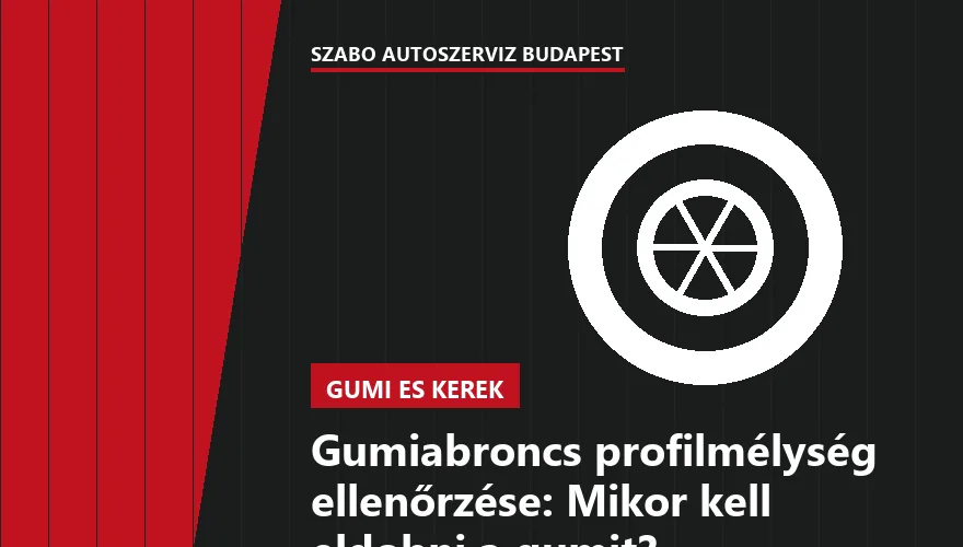 Gumiabroncs profilmélység ellenőrzése: Mikor kell eldobni a gumit? - 1. ábra