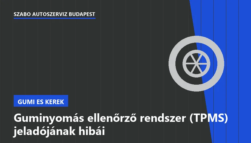 Guminyomás ellenőrző rendszer (TPMS) jeladójának hibái - 2. ábra
