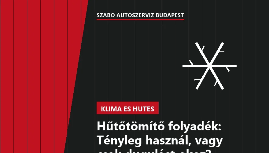 Hűtőtömítő folyadék: Tényleg használ, vagy csak dugulást okoz?