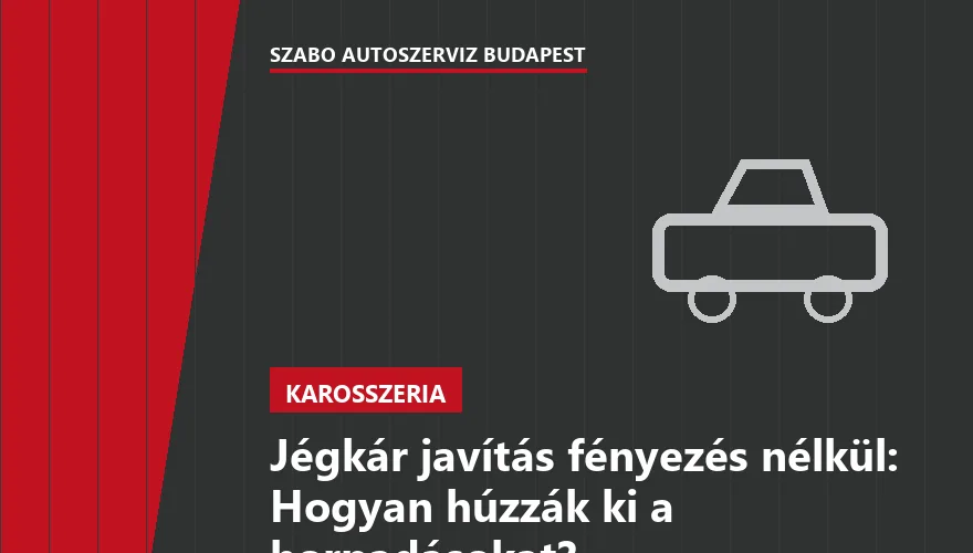 Jégkár javítás fényezés nélkül: Hogyan húzzák ki a horpadásokat? - 2. ábra