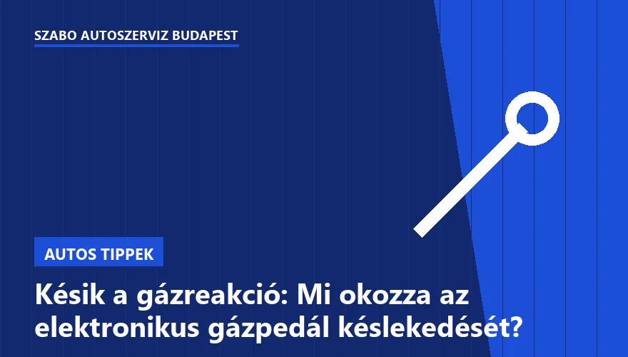 Késik a gázreakció: Mi okozza az elektronikus gázpedál késlekedését? - 1. ábra