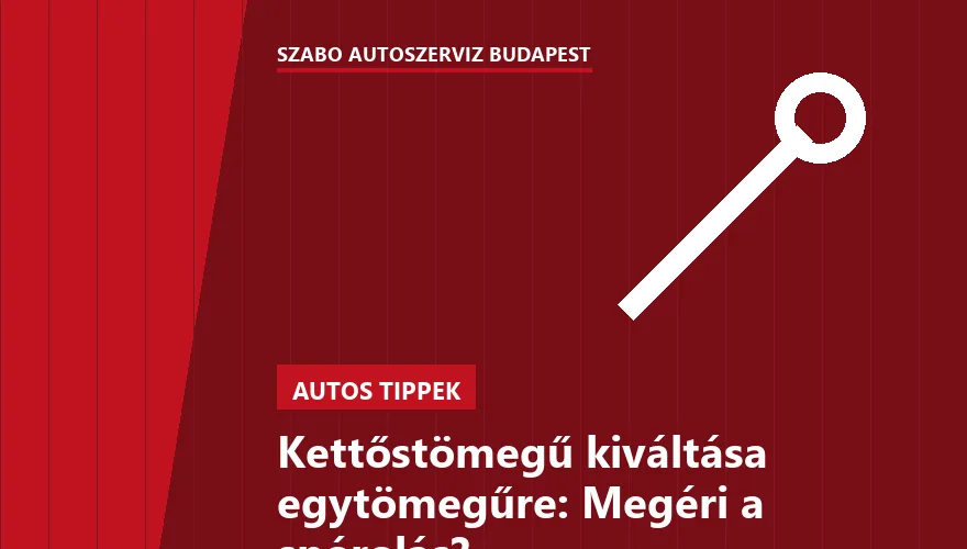 Kettőstömegű kiváltása egytömegűre: Megéri a spórolás?