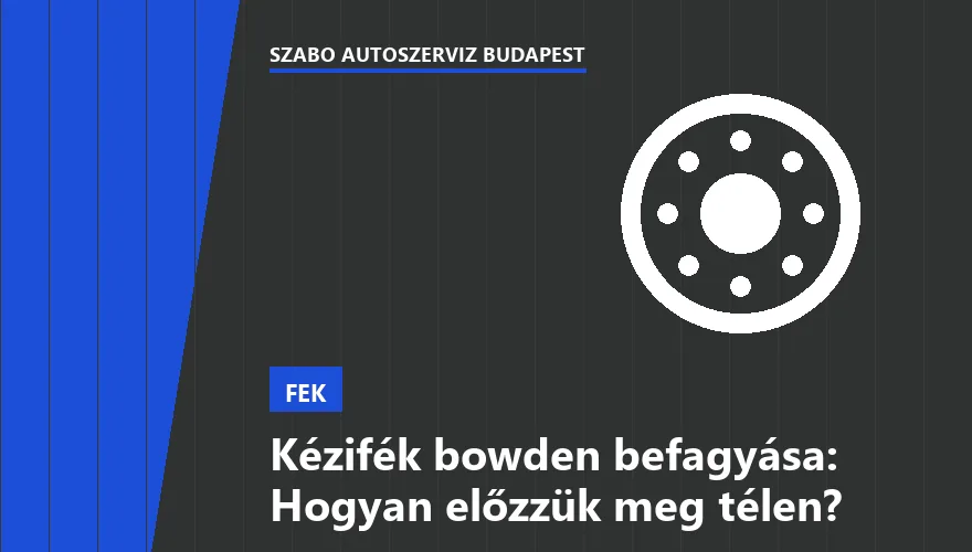 Kézifék bowden befagyása: Hogyan előzzük meg télen? - 1. ábra
