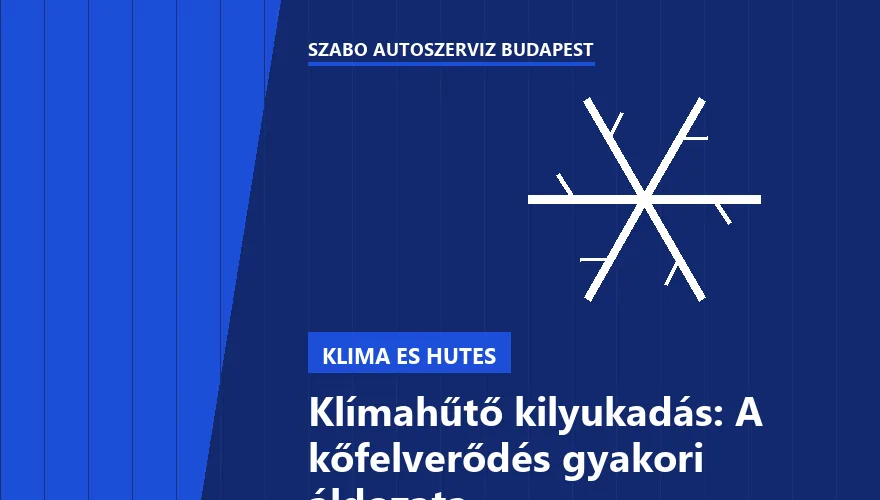 Klímahűtő kilyukadás: A kőfelverődés gyakori áldozata