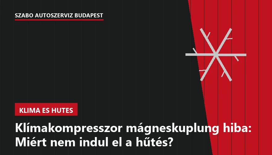 Klímakompresszor mágneskuplung hiba: Miért nem indul el a hűtés? - 2. ábra
