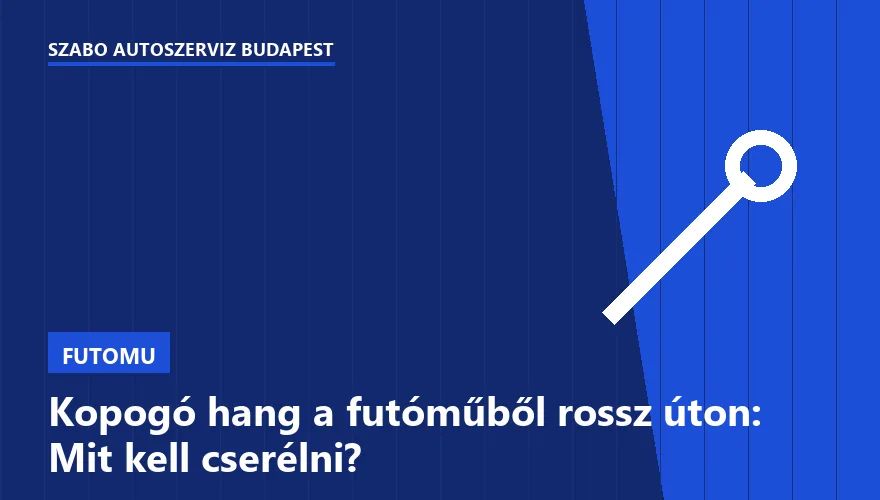 Kopogó hang a futóműből rossz úton: Mit kell cserélni?
