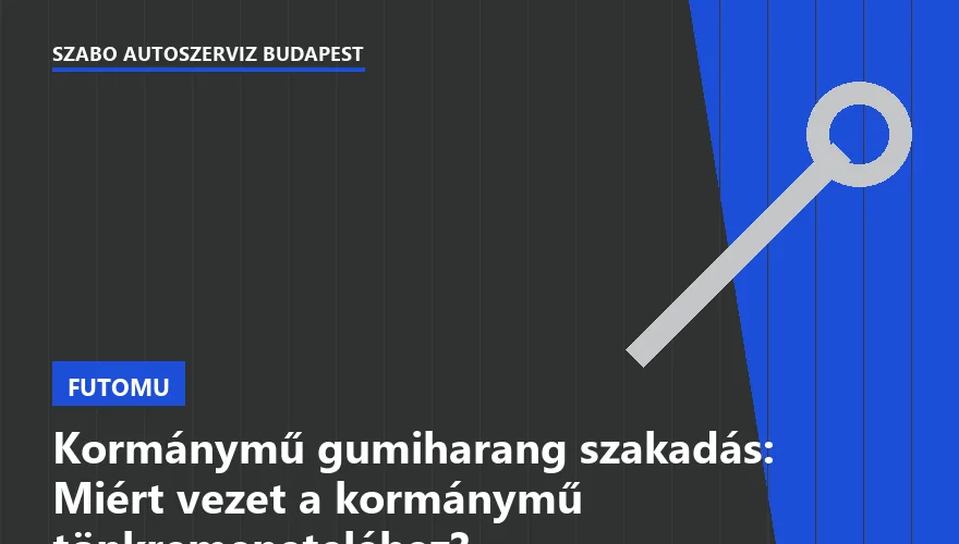Kormánymű gumiharang szakadás: Miért vezet a kormánymű tönkremeneteléhez? - 1. ábra