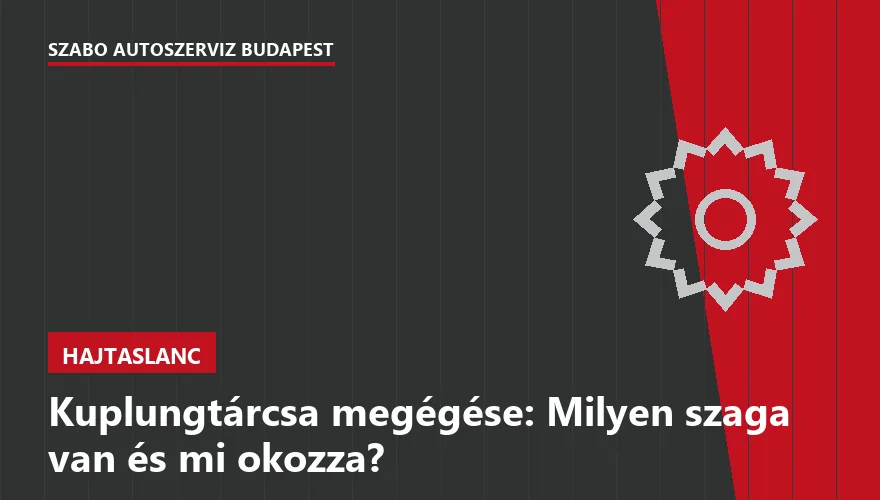 Kuplungtárcsa megégése: Milyen szaga van és mi okozza? - 1. ábra