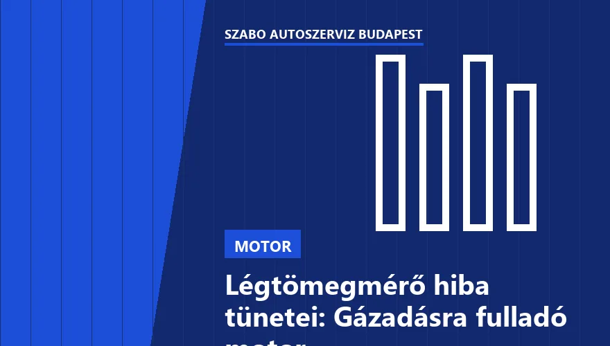 Légtömegmérő hiba tünetei: Gázadásra fulladó motor - 2. ábra
