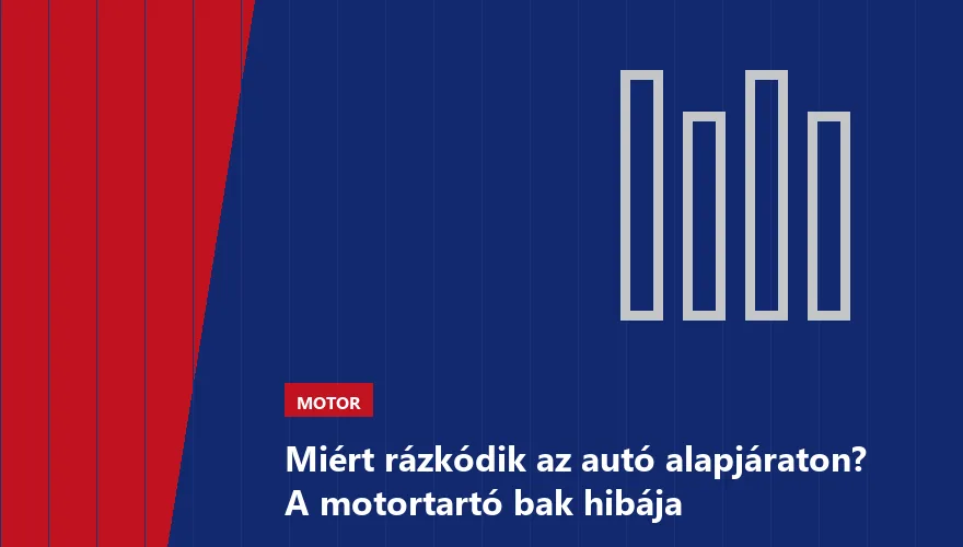 Miért rázkódik az autó alapjáraton? A motortartó bak hibája - 1. ábra