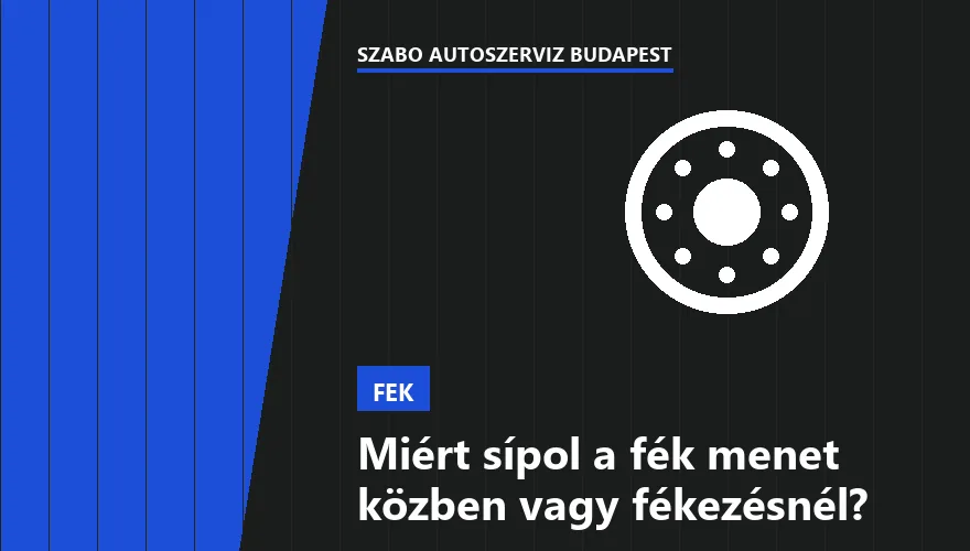 Miért sípol a fék menet közben vagy fékezésnél? - 1. ábra