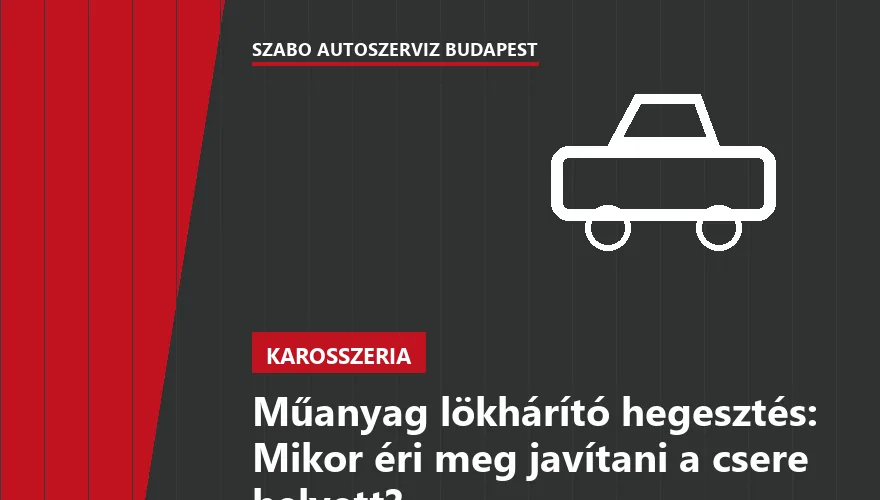 Műanyag lökhárító hegesztés: Mikor éri meg javítani a csere helyett? - 2. ábra