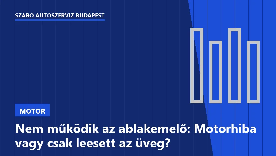 Nem működik az ablakemelő: Motorhiba vagy csak leesett az üveg? - 1. ábra