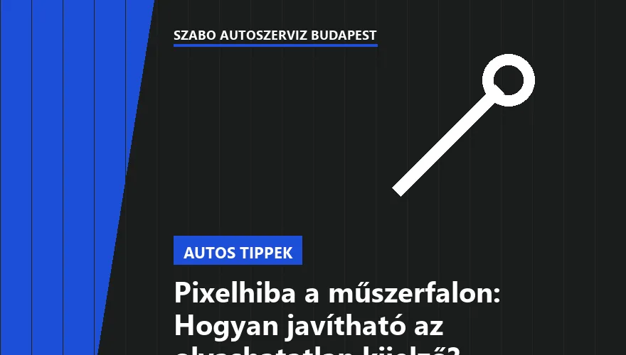 Pixelhiba a műszerfalon: Hogyan javítható az olvashatatlan kijelző? - 1. ábra