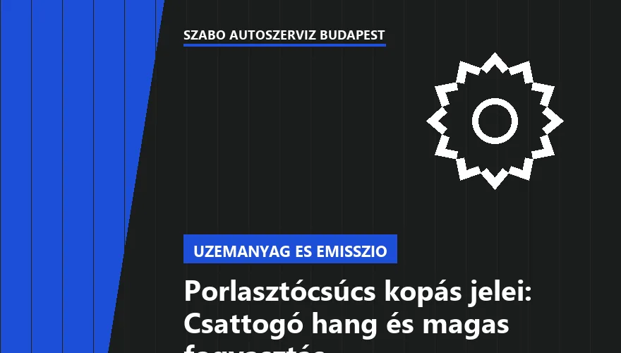 Porlasztócsúcs kopás jelei: Csattogó hang és magas fogyasztás - 1. ábra