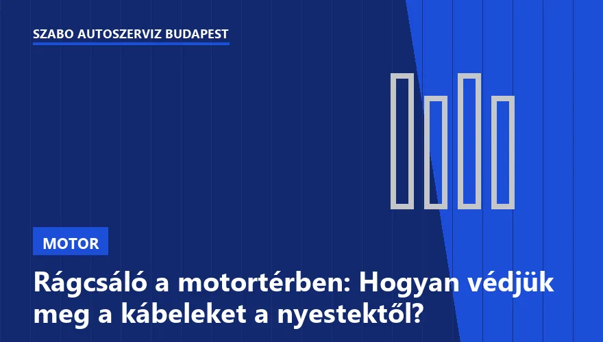 Rágcsáló a motortérben: Hogyan védjük meg a kábeleket a nyestektől? - 1. ábra
