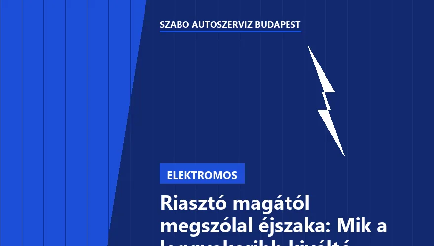 Riasztó magától megszólal éjszaka: Mik a leggyakoribb kiváltó okok? - 2. ábra