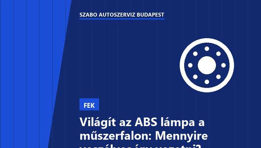 Világít az ABS lámpa a műszerfalon: Mennyire veszélyes így vezetni? - 2. ábra