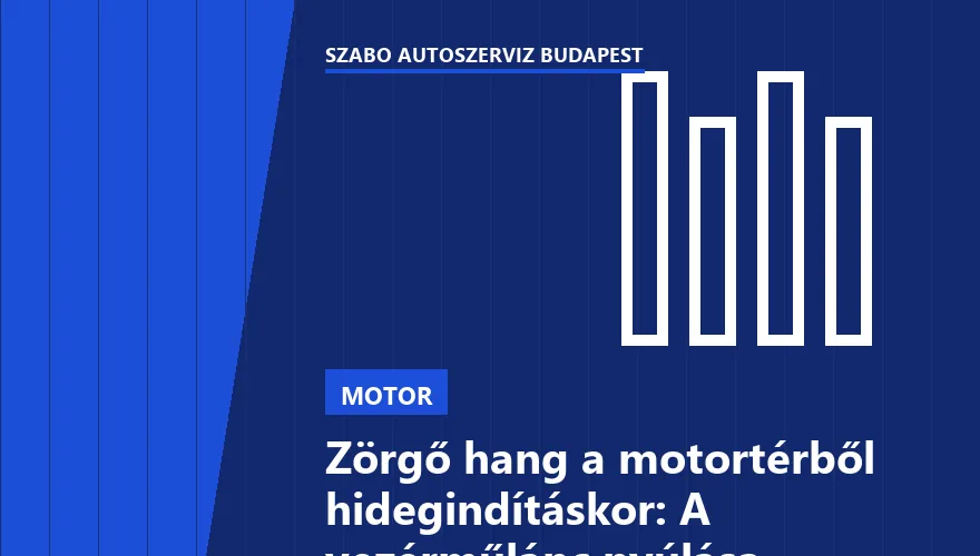 Zörgő hang a motortérből hidegindításkor: A vezérműlánc nyúlása - 1. ábra