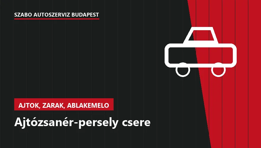 Ajtózsanér-persely csere - autószerviz Budapest, Szabó Autószervíz műhely