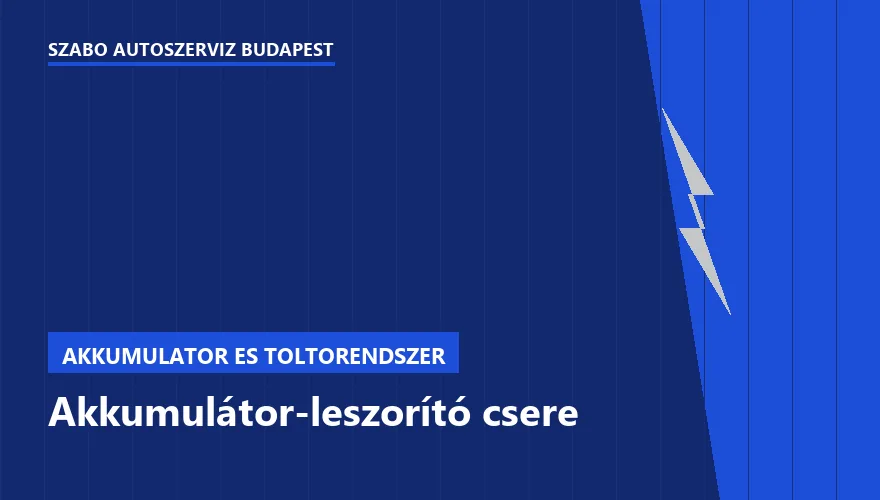 Akkumulátor-leszorító csere - autószerviz Budapest, Szabó Autószervíz műhely