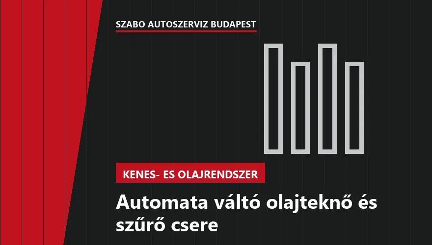 Automata váltó olajteknő és szűrő csere a Szabó Autószervíz Budapest szervizében