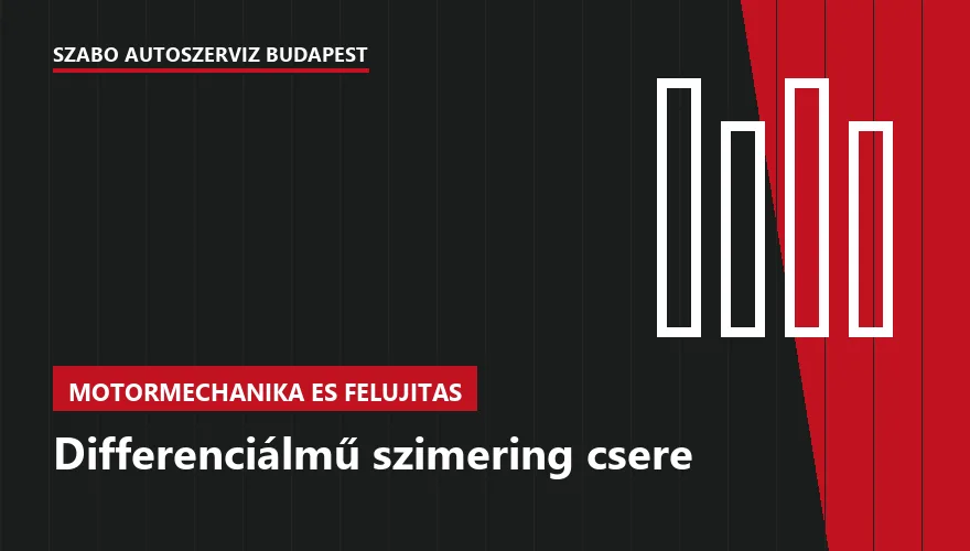 Differenciálmű szimering csere - autószerviz Budapest, Szabó Autószervíz műhely