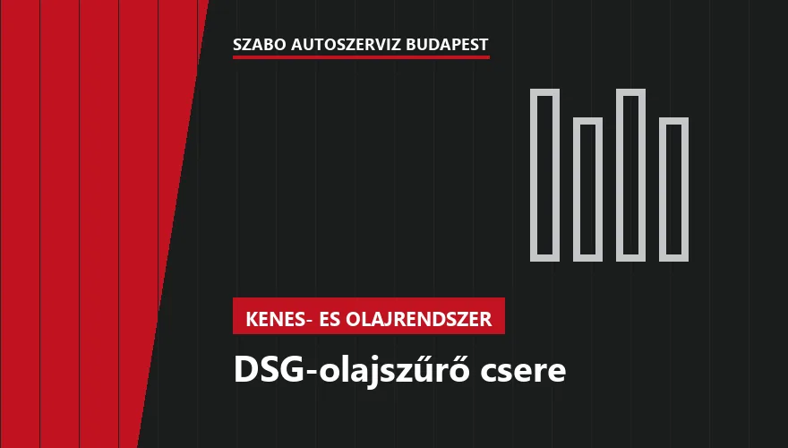 DSG-olajszűrő csere - autószerviz Budapest, Szabó Autószervíz műhely