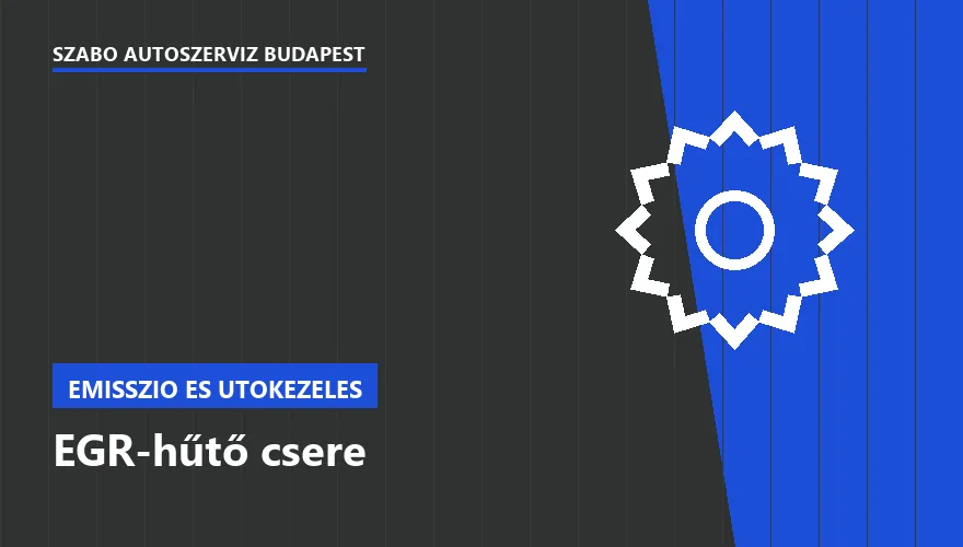 EGR-hűtő csere - autószerviz Budapest, Szabó Autószervíz műhely
