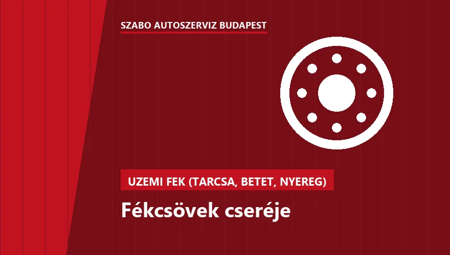 Fékcsövek cseréje a Szabó Autószervíz Budapest szervizében