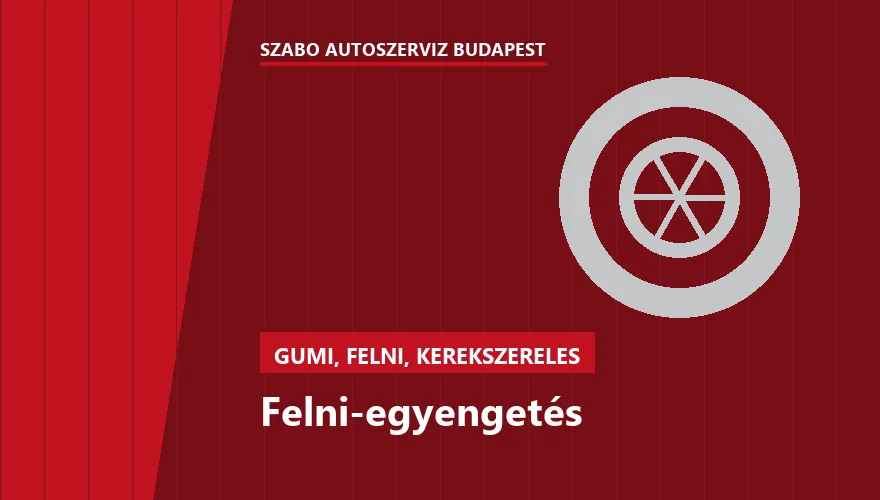 Felni-egyengetés a Szabó Autószervíz Budapest szervizében