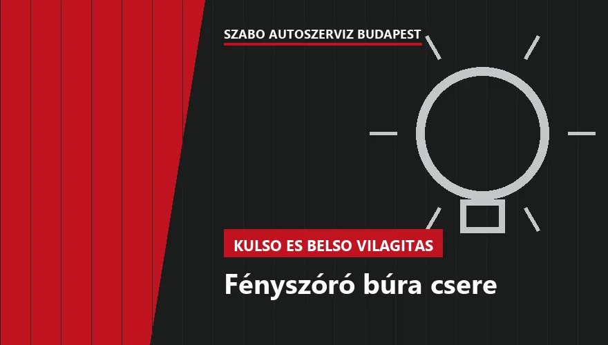 Fényszóró búra csere a Szabó Autószervíz Budapest szervizében