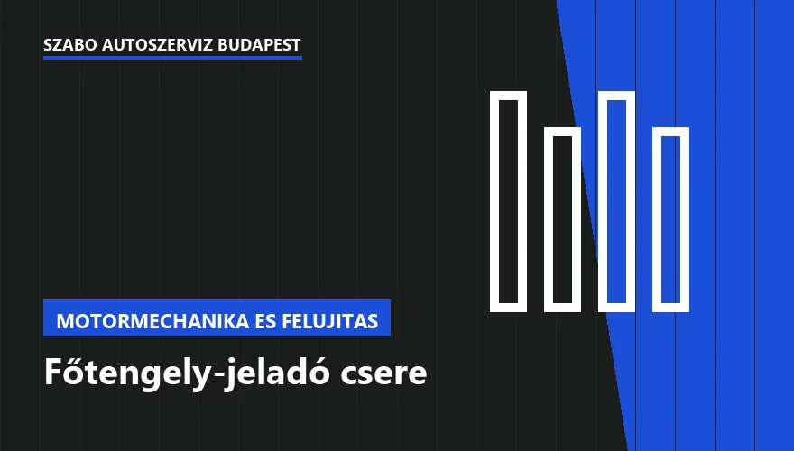 Főtengely-jeladó csere - autószerviz Budapest, Szabó Autószervíz műhely