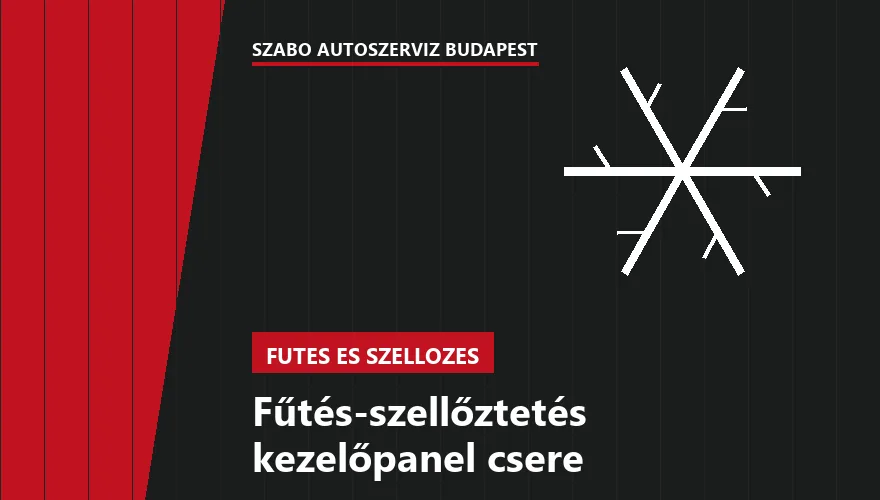 Fűtés-szellőztetés kezelőpanel csere - autószerviz Budapest, Szabó Autószervíz műhely