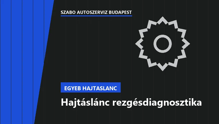 Hajtáslánc rezgésdiagnosztika - autószerviz Budapest, Szabó Autószervíz műhely