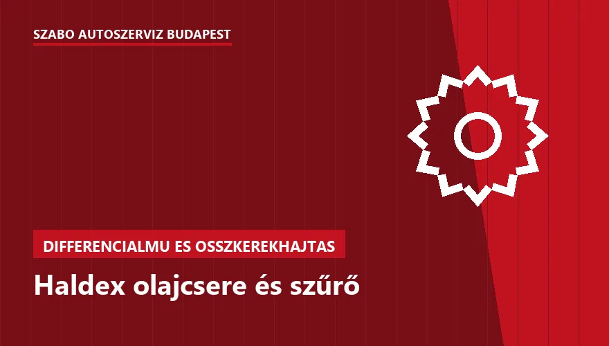Haldex olajcsere és szűrő - autószerviz Budapest, Szabó Autószervíz műhely