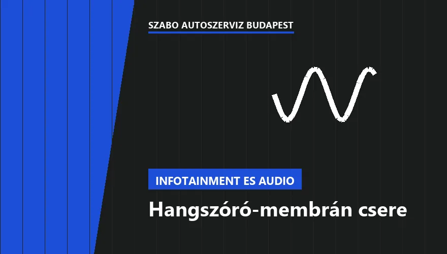 Hangszóró-membrán csere - autószerviz Budapest, Szabó Autószervíz műhely