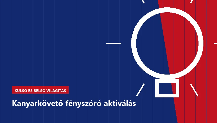 Kanyarkövető fényszóró aktiválás - autószerviz Budapest, Szabó Autószervíz műhely